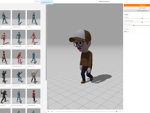 Cartoon Male Character Rigged 036 3Dモデル