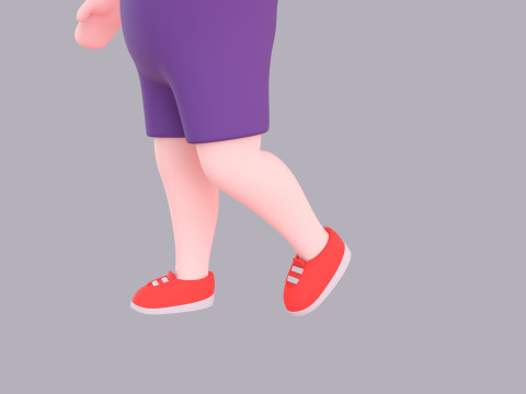 Cartoon Male Character Rigged 037 Modèle 3D