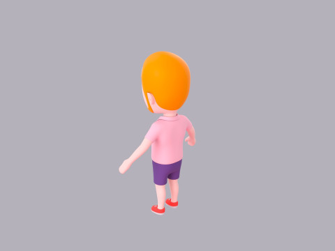 Cartoon Male Character Rigged 037 Modèle 3D