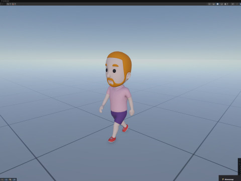 Cartoon Male Character Rigged 037 Modèle 3D
