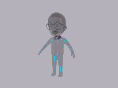 Cartoon Male Character Rigged 039 Modèle 3D