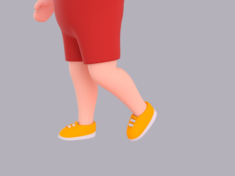 Cartoon Male Character Rigged 041 3Dモデル