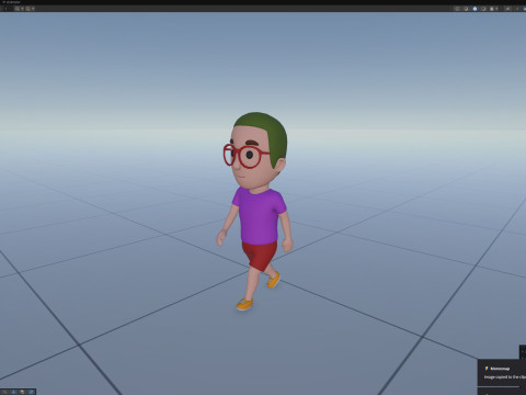 Cartoon Male Character Rigged 041 3Dモデル