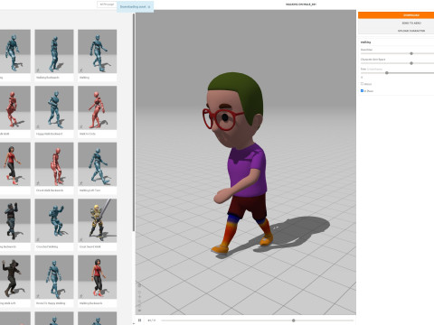 Cartoon Male Character Rigged 041 3Dモデル