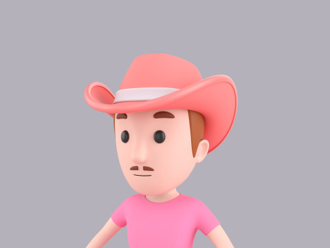 Cartoon Male Character Rigged 045 Modèle 3D