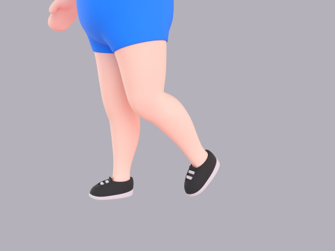 Cartoon Female Character Rigged 072 Model 3D