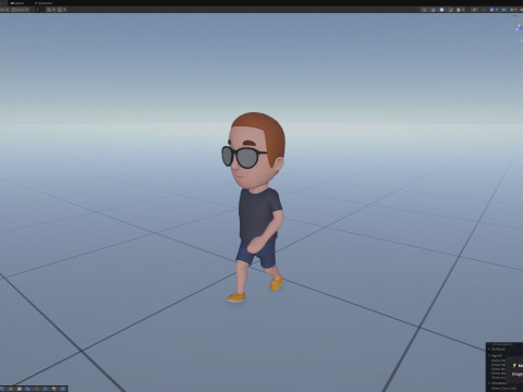 Cartoon Male Character Rigged 046 3D मॉडल