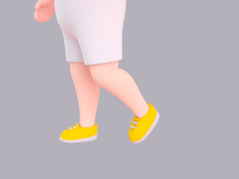 Cartoon Male Character Rigged 052 Modelo 3D