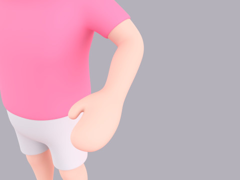 Cartoon Male Character Rigged 052 Modelo 3D