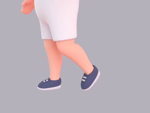 Cartoon Male Character Rigged 053 Model 3D