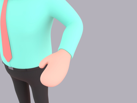 Cartoon Male Character Rigged 056 3D 模型