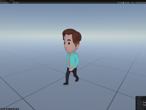 Cartoon Male Character Rigged 056 3D 模型