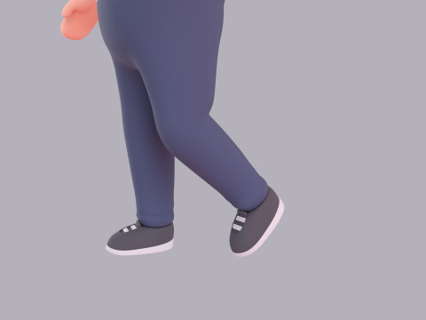 Cartoon Male Character Rigged 057 3D Model