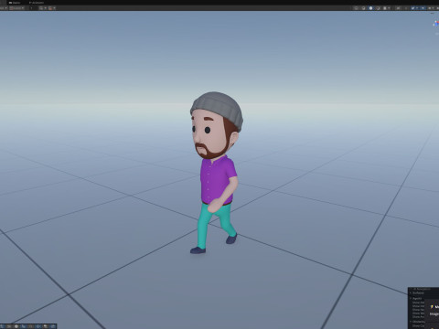 Cartoon Male Character Rigged 061 Modèle 3D