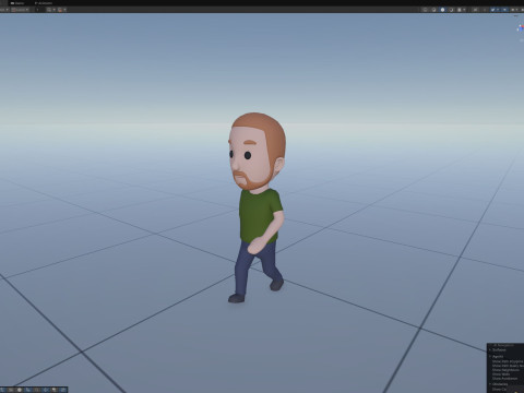 Cartoon Male Character Rigged 065 3D Model