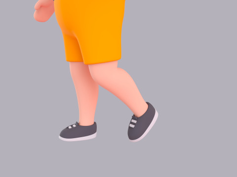 Cartoon Male Character Rigged 066 Modelo 3D