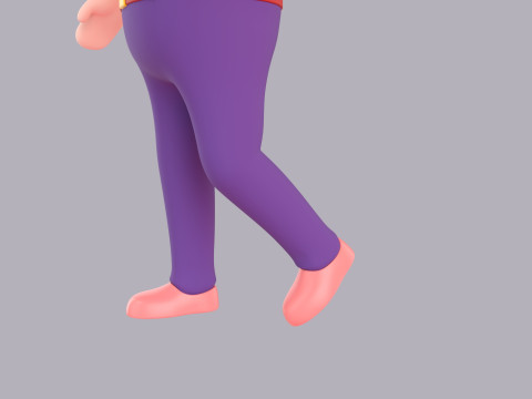 Cartoon Male Character Rigged 067 Modèle 3D