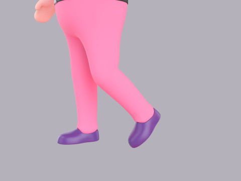 Cartoon Male Character Rigged 069 3Dモデル