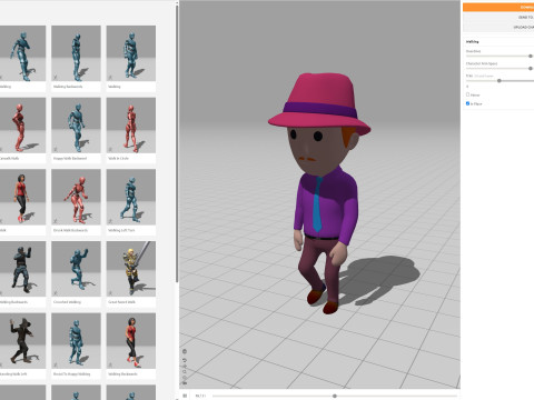 Cartoon Male Character Rigged 069 3Dモデル