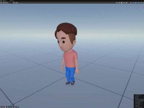 Cartoon Male Character Rigged 070 Modelo 3D