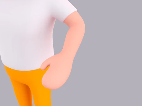 Cartoon Male Character Rigged 072 3D Model