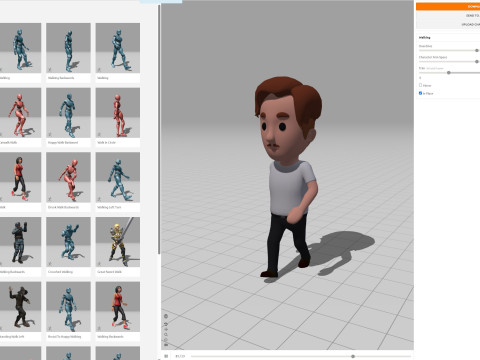 Cartoon Male Character Rigged 075 3Dモデル
