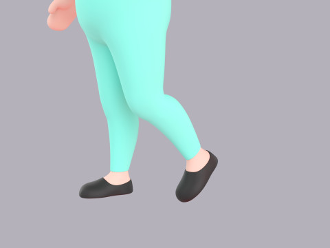 Cartoon Female Character Rigged 094 3D 모델