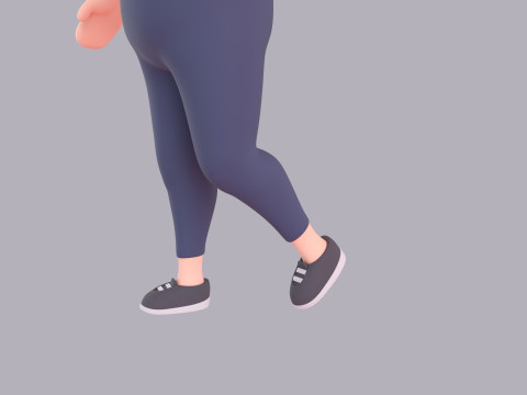 Cartoon Female Character Rigged 123 Modèle 3D