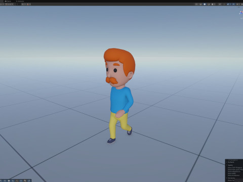 Cartoon Male Character Rigged 077 3Dモデル