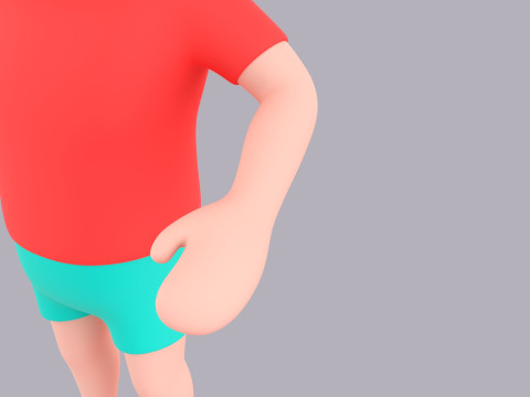 Cartoon Male Character Rigged 084 Modelo 3D