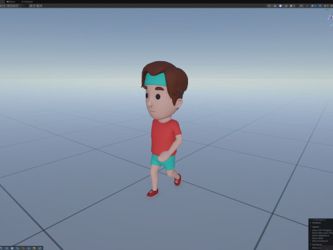 Cartoon Male Character Rigged 084 Modelo 3D