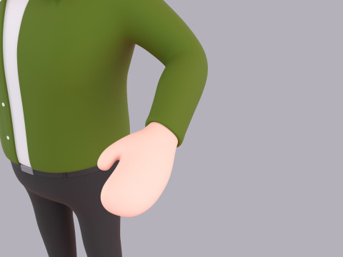 Cartoon Male Character Rigged 085 3D मॉडल
