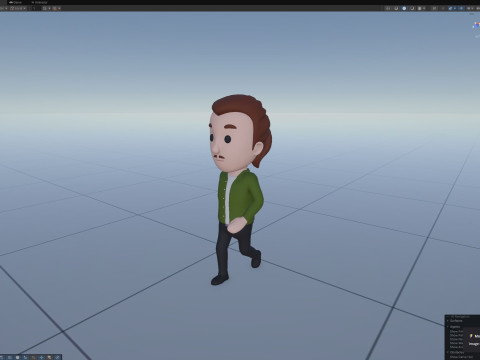 Cartoon Male Character Rigged 085 3D मॉडल