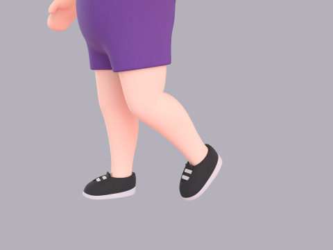 Cartoon Male Character Rigged 088 Modello 3D