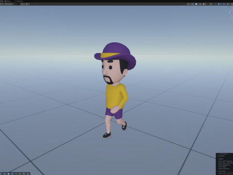 Cartoon Male Character Rigged 088 Modello 3D