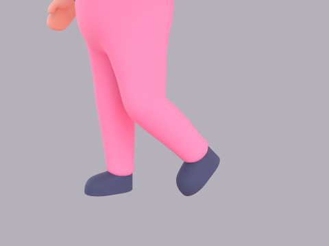 Cartoon Male Character Rigged 091 Model 3D