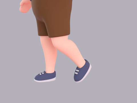 Cartoon Male Character Rigged 093 3Dモデル