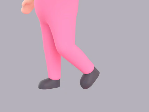 Cartoon Male Character Rigged 097 3D Model