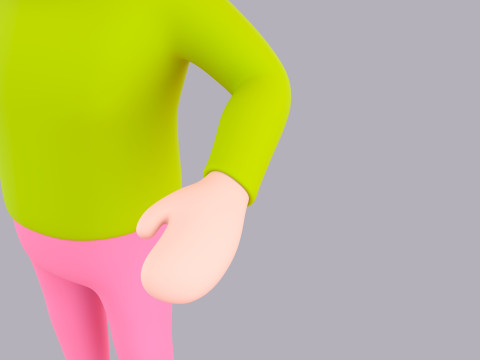 Cartoon Male Character Rigged 097 3D मॉडल