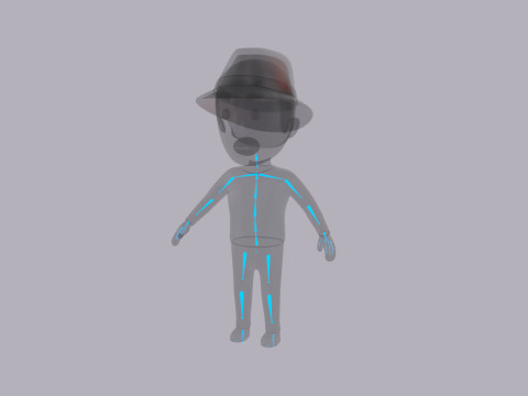 Cartoon Male Character Rigged 097 3D मॉडल