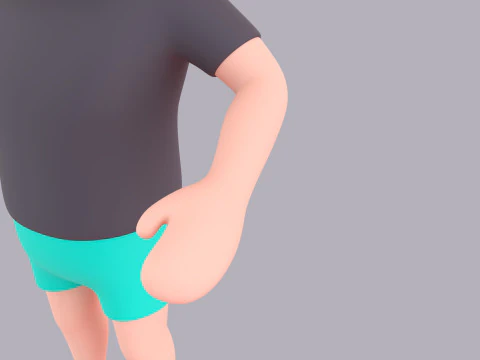 Cartoon Male Character Rigged 101 3D Model