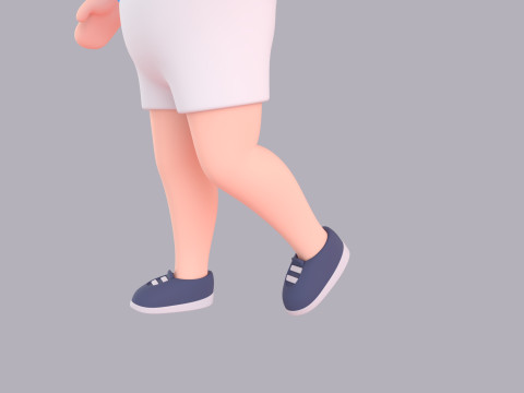 Cartoon Male Character Rigged 102 Modello 3D