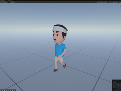 Cartoon Male Character Rigged 102 Modello 3D
