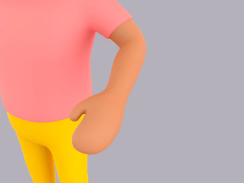 Cartoon Male Character Rigged 103 3D Model