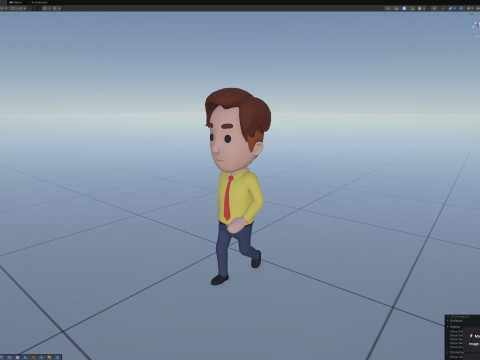 Cartoon Male Character Rigged 106 3D मॉडल