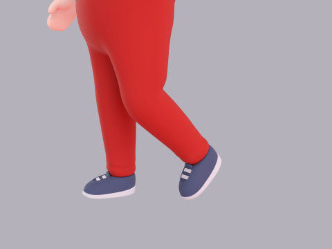 Cartoon Male Character Rigged 112 3D Модель