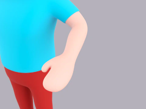 Cartoon Male Character Rigged 112 3D Model