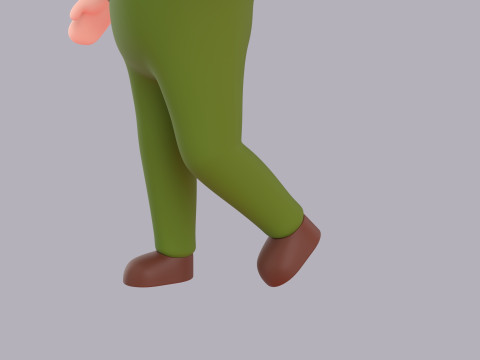 Cartoon Male Character Rigged 113 Modello 3D