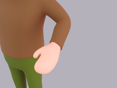 Cartoon Male Character Rigged 113 Modello 3D
