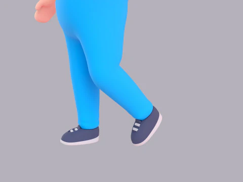 Cartoon Male Character Rigged 116 3D Model